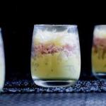American Verrine of Endives with Ham to the Bechamel and Curry Appetizer