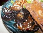American Teriyaki  Sesame Roasted Mushrooms BBQ Grill