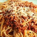 Mediterranean Spaghetti Bolognaise recipe