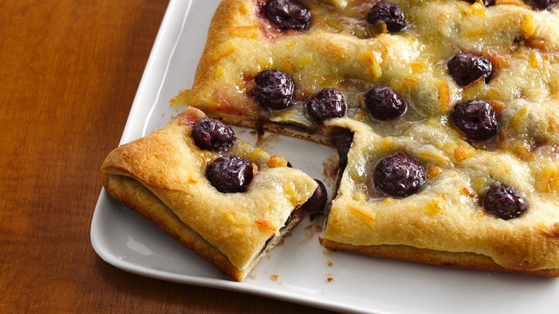 French Dark Cherrychocolate Breakfast Pastry Appetizer