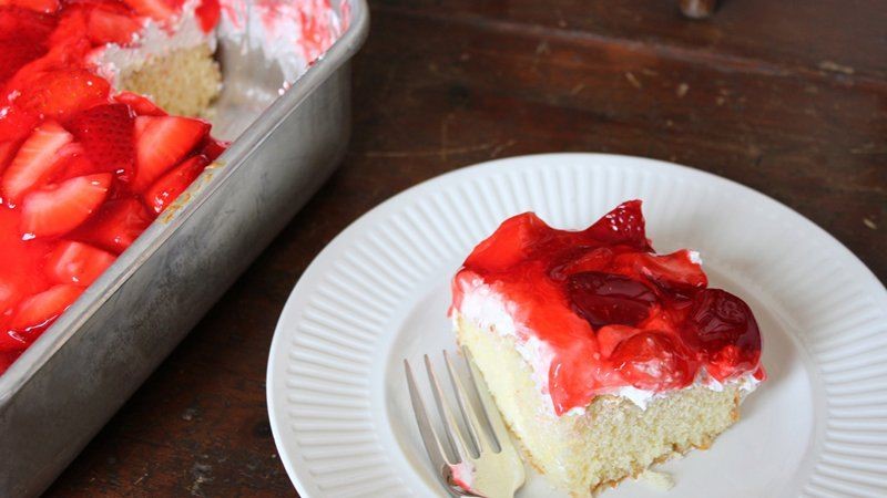 French Strawberry Shortcake Cake 1 Dessert