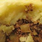 British My Shepherds Pie with the Remains of Gigot Dinner