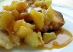British English Toffee Apple Bread and Butter Pudding Dessert