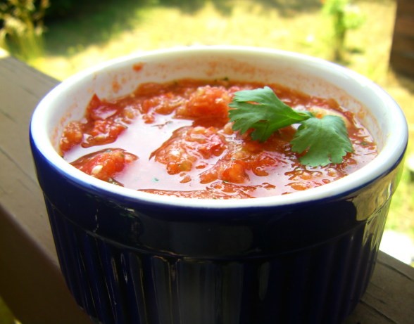 American Honey Lime Gazpacho Soup