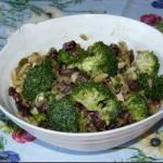 British Salad of Raw Broccoli Appetizer