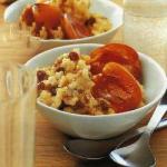 American Rice Puree with Apricots Dessert