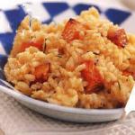 American Risotto with Roasted Pumpkin Appetizer
