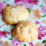 British Coconut Biscuits with Lemon Icing Dessert