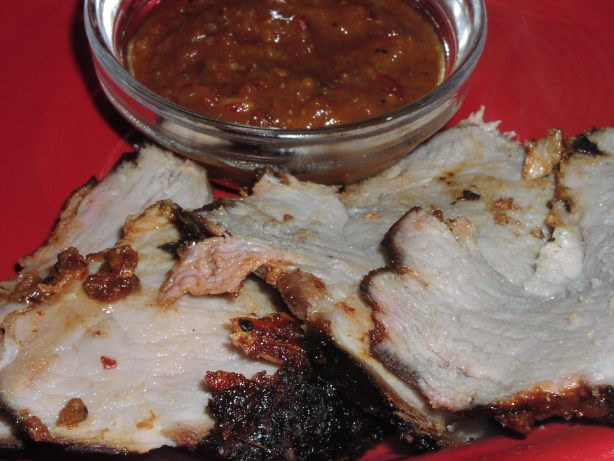 American Fiery Pork Loin BBQ Grill