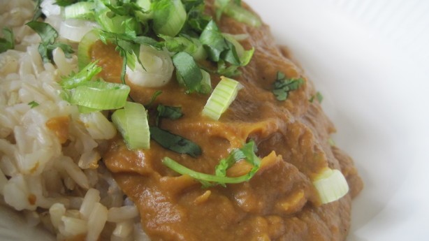 American Pumpkin Peanut Curry Simmer Sauce Dinner