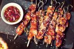 American Mini Lemon Ginger and Honey Chicken Skewers Recipe BBQ Grill
