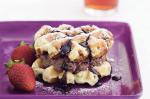 American Chocolate And Ricotta Waffle Sandwich Recipe Dessert
