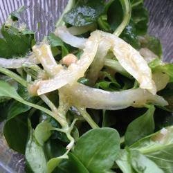 American Field Salad with Onion Vinaigrette Appetizer