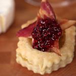 British Baconwrapped Brie Cups With Raspberry Compote 1 Dinner