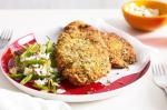 Canadian Chicken Schnitzels With Green Bean And Rice Salad Recipe Appetizer