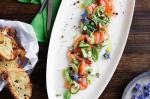 Canadian Gincured Salmon With Cucumber And Lime Recipe Appetizer