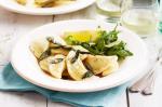 Canadian Spinach And Ricotta Stuffed Halfmoon Gnocchi With Butter And Sage Sauce Recipe Appetizer