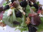 Canadian Mixed Greens With Blackberries and Feta Appetizer