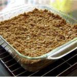 Canadian Double Crumble to Apples Dessert