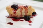 American Savory Chicken Bundles With Balsamic Berry Sauce Appetizer