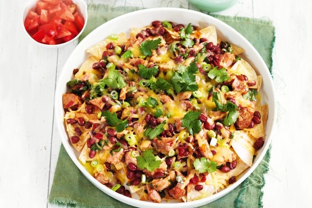 American Reducedfat Pork Nachos Recipe Appetizer