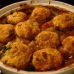 American Lamb Casserole with Parmesan and Parsley Dumplings Drink