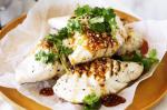 Thai Barbecued Fish With Thai Dressing And Coconut Rice Recipe Dessert
