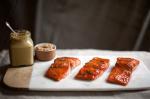 American Roasted Salmon Glazed with Brown Sugar and Mustard Recipe Dessert
