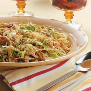 Canadian Zippy Chicken Coleslaw Appetizer