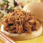 American Shredded Barbecued Pork Sandwiches Appetizer