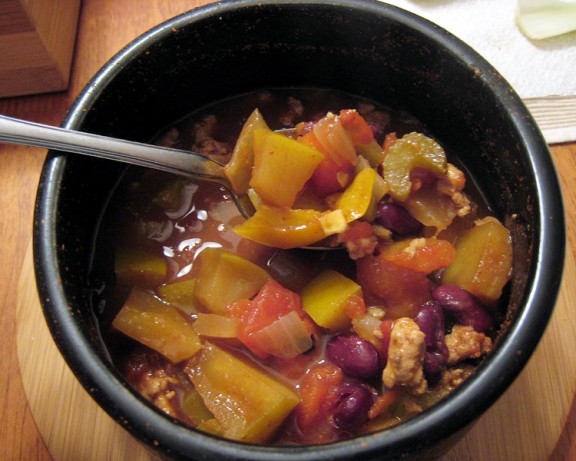 American Chocolate Chili with Apples Dessert