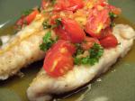 British Red Snapper With Tomatosaffron Vinaigrette Dinner