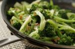 American Sauteed Broccoli With Toasted Garlic Orange and Sesame Recipe Appetizer