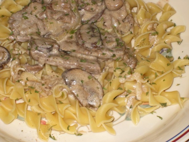 American Treebeards Beef Stroganoff Dijon Dinner