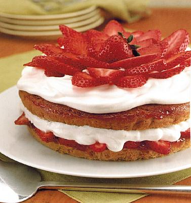 Australian Strawberry Cream Cake Dessert