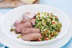 Chargrilled Lamb With Tabouli And Yoghurt Recipe recipe