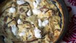 British Caramelized Onion Pancetta and Goat Cheese Frittata Appetizer