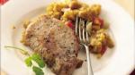 British Slowcooker Pork Chops with Cheesy Corn Bread Stuffing Dinner