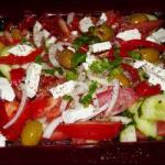 British Greek Salad at the Marinated Pepper Appetizer
