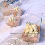 British Verrine Recipes of Rillettes to Salmon Whipped Cream to the Chives Appetizer