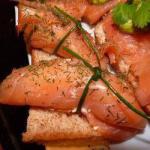 British Wraps the Smoked Salmon Appetizer