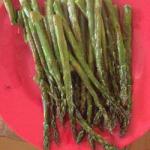 British Asparagus on the Barbecue BBQ Grill