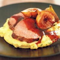 Veal Loin with Figs and Port Sauce recipe