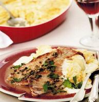 Hungarian Veal Scaloppine with Potato--fennel Gratin Dinner