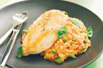 British Chicken With Paella Style Rice Recipe Dinner