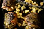 American Rum and Chili Roasted Chicken Thighs With Pineapple Recipe Dinner