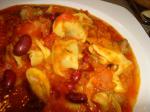 American Kates Spicy Sausage Tortellini Soup Dinner