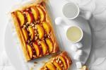 British Peach Honey And Pinenut Tarts Recipe Dessert
