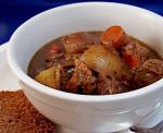 American Cider Beef Stew for Two Dinner