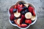 American Fruit Salad Recipe Mixed Berry and Banana Fruit Salad BBQ Grill